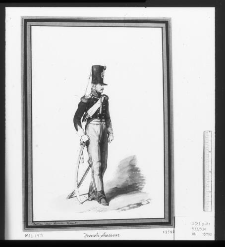 French Army: Empire. Maréchal de Logis Chef, Chasseurs á Cheval