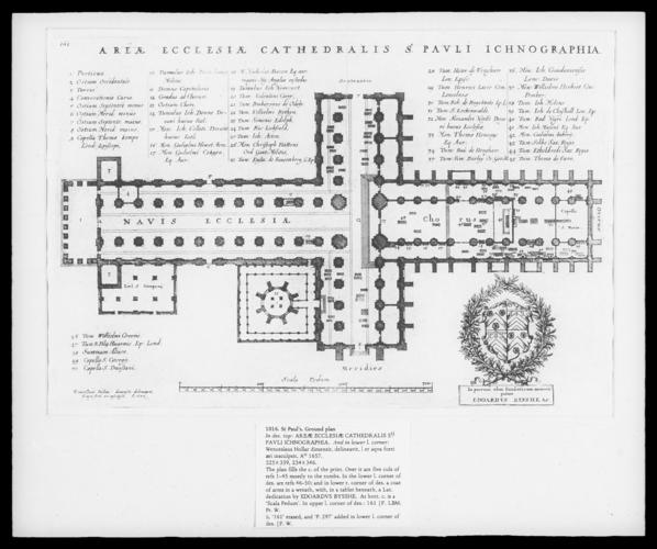 St. Paul's: ground plan St. Paul's: ground plan
