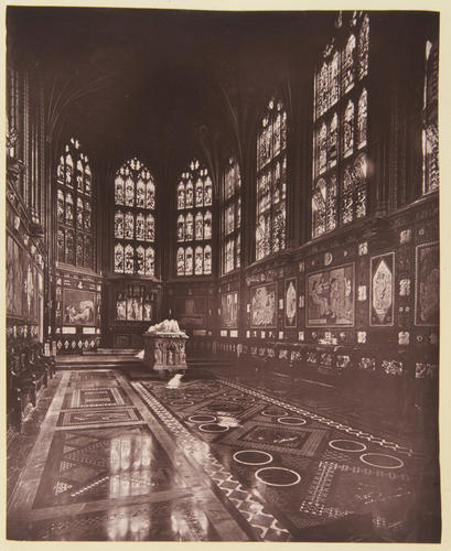 The south side of the interior of the Albert Memorial Chapel, Windsor The south side of the interior of the Albert Memorial Chapel, Windsor