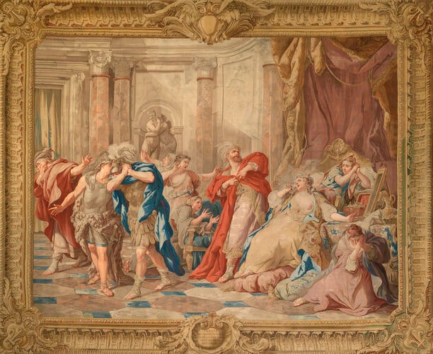 Master: The Story of Jason
Item: Creuse is burned to death by the magic robe presented to her by Medea Master: The Story of Jason
Item: Creuse is burned to death by the magic robe presented to her by Medea