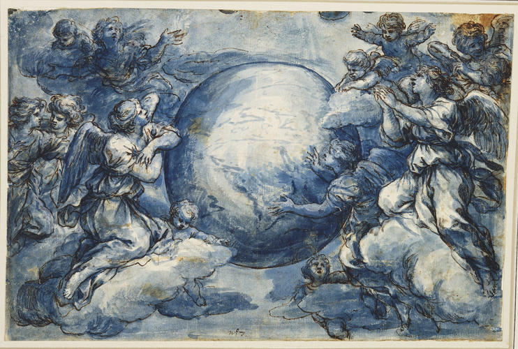 A study for the The Holy Trinity, Chapel of the SS Sacramento, St Peter's, Rome A study for the The Holy Trinity, Chapel of the SS Sacramento, St Peter's, Rome