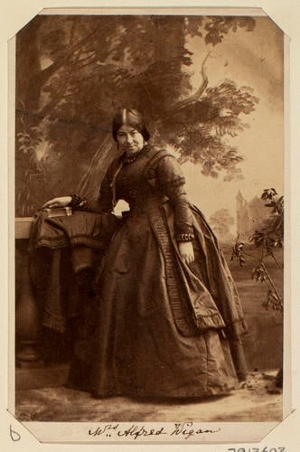 Leonora Wigan (1805-84), known as Mrs Alfred Wigan Leonora Wigan (1805-84), known as Mrs Alfred Wigan