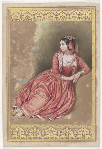 A seated peasant girl A seated peasant girl