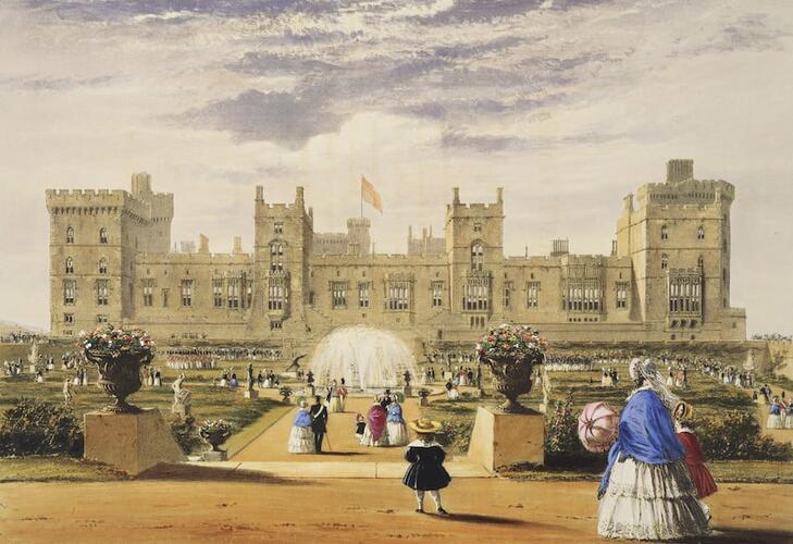Master: Views of the Interior and Exterior of Windsor Castle
Item: Castle and Terrace Garden