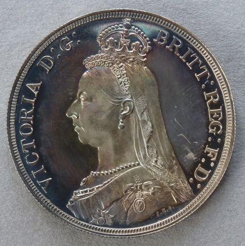 Victoria proof 'Jubilee head' crown