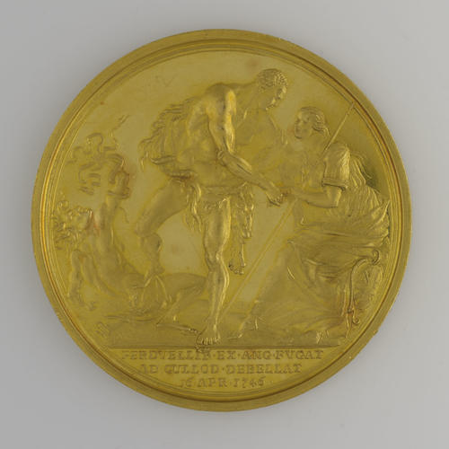 Medal commemorating the Battle of Culloden