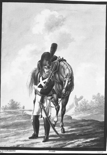 Württmberg Army. Private, King's Regiment of Carabiniers
