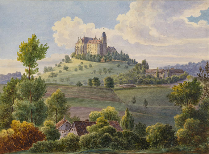 Schloss Callenberg from the north-west Schloss Callenberg from the north-west