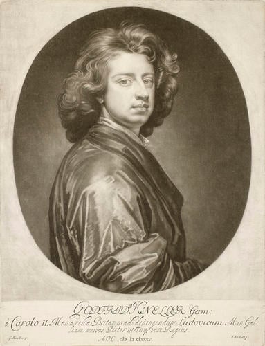 A self-portrait of Sir Godfrey Kneller