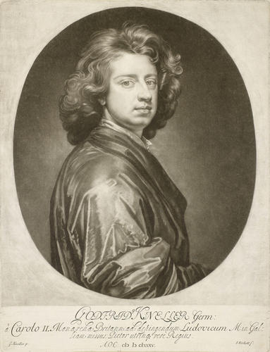 A self-portrait of Sir Godfrey Kneller A self-portrait of Sir Godfrey Kneller