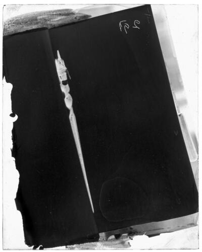 Glass plate negative Glass plate negative