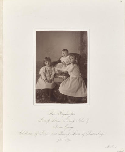 The Children of Prince and Princess Louis of Battenberg, 1894 [in Portraits of Royal Children Vol. 41 1893-1894]