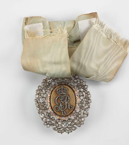 Family Order of King George IV. Badge. Originally belonged to Charlotte, Queen of Wurttemberg