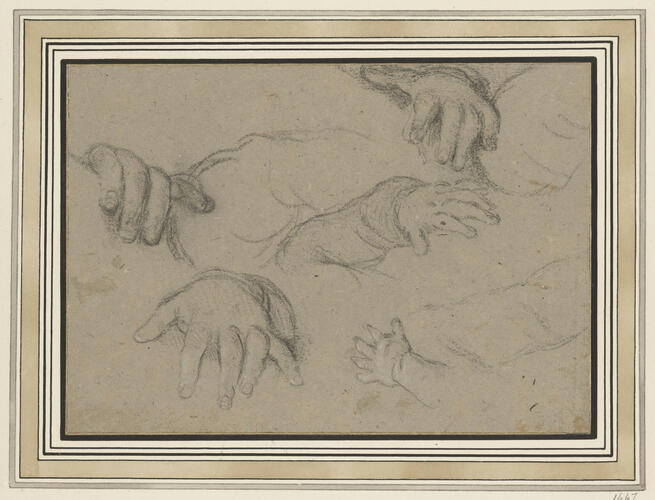 Five studies of hands Five studies of hands