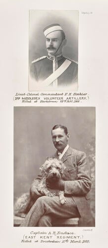 Lieutenant-Colonel Commandant FH Hoskier (3rd Middlesex Volunteer Artillery) killed at Sterkstroom, 23rd February 1900: Anglo-Boer War, 1900