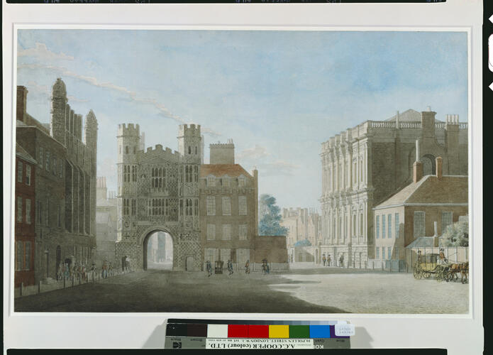 The Holbein Gate and Banqueting House at Whitehall
