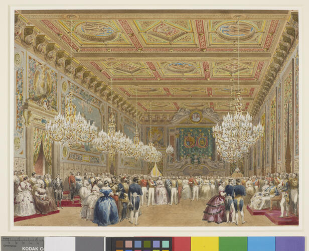 The Throne Room in the Hôtel de Ville, 23 August 1855