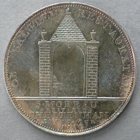 Great Britain. Medal commemorating the Recovery of King George III from illness, 1789 Great Britain. Medal commemorating the Recovery of King George III from illness, 1789