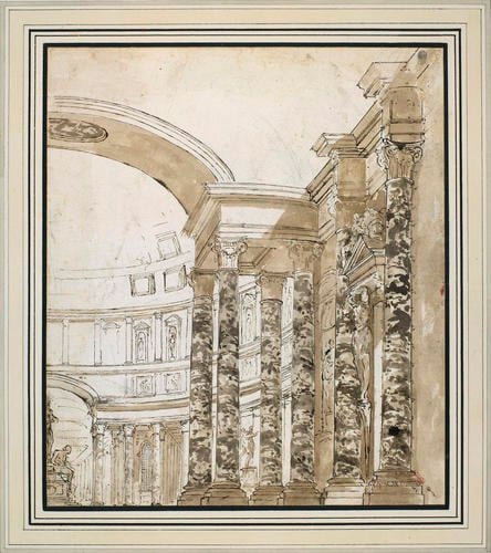 A stage set based on the Pantheon A stage set based on the Pantheon