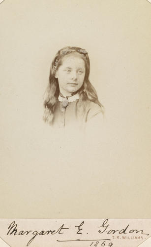 Margaret E. Gordon. [Photographs, English Portraits. Volume 70. ]