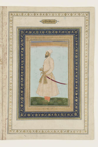 Master: Album of Mughal Portraits
Item: Portrait of Jafar Khan Master: Album of Mughal Portraits
Item: Portrait of Jafar Khan