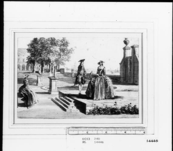 Somerset House Gardens, looking East