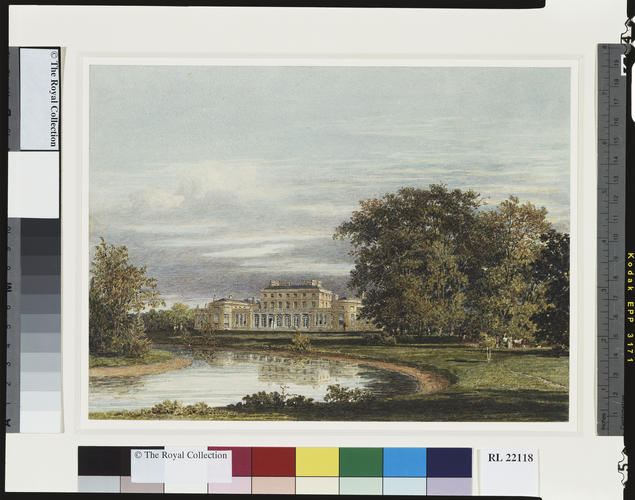 Frogmore House: The garden front