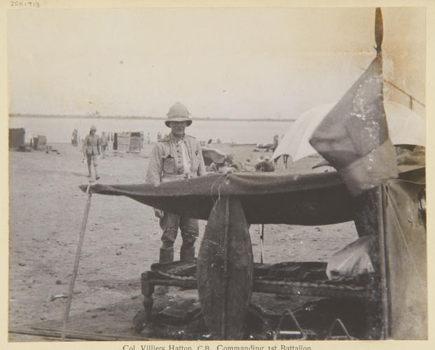 Omdurman: Colonel Villiers Hatton (1852-1914), CB, commanding 1st Battalion, Grenadier Guards