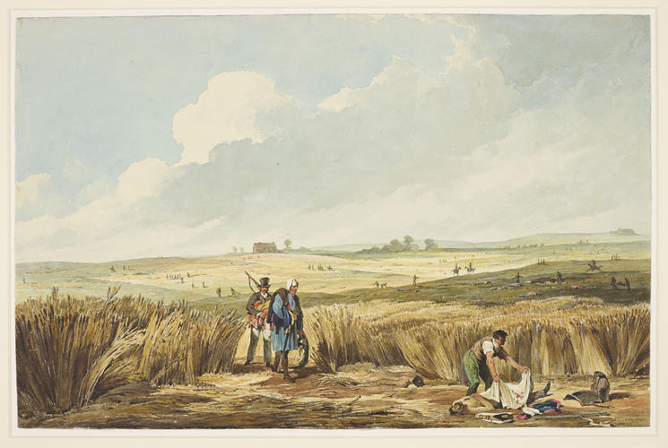 Field of Waterloo: Distant view of La Belle Alliance