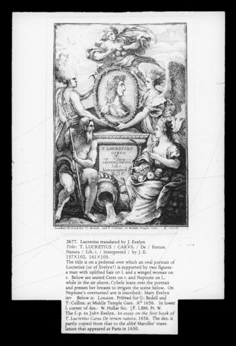 Lucretius translated by J. Evelyn Lucretius translated by J. Evelyn