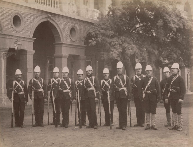 Soldiers from the Royal Engineers who served in the Anglo-Egyptian War