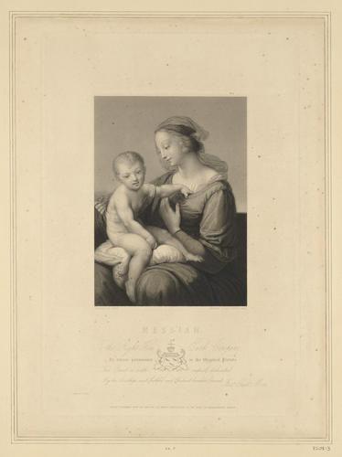 The Virgin and Child [`The Large Cowper Madonna?]