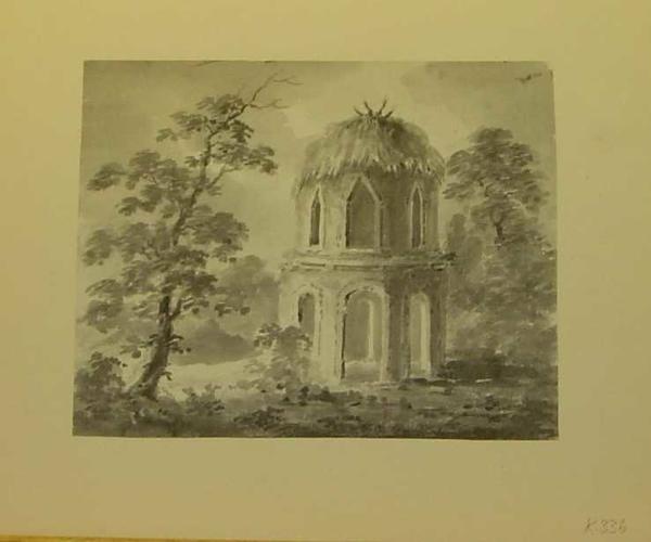 A thatched tower