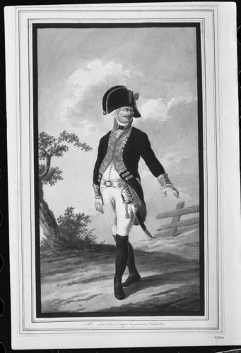 Prussian Army. Staff and Regimental Uniforms. Private of the 24th Infantry Regiment Prussian Army. Staff and Regimental Uniforms. Private of the 24th Infantry Regiment