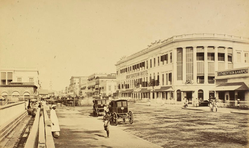 Calcutta. Old Court House Street: Prince of Wales Tour of India 1875-6 (vol. 3) Calcutta. Old Court House Street: Prince of Wales Tour of India 1875-6 (vol. 3)