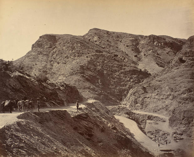 Road built by the Queen's Own Madras Sappers and Miners through Landi Kotal Road built by the Queen's Own Madras Sappers and Miners through Landi Kotal