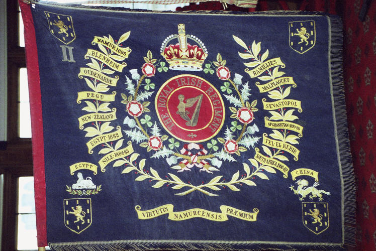 Regimental Colours of the Royal Irish Regiment 2nd Battalion (18th Foot)