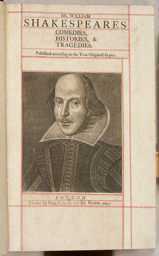 Mr. William Shakespeares comedies, histories, & tragedies : published according to the true originall copies Mr. William Shakespeares comedies, histories, & tragedies : published according to the true originall copies