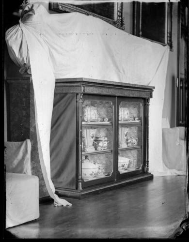 Glass plate negative of the Grand Corridor, Windsor Castle Glass plate negative of the Grand Corridor, Windsor Castle