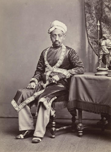 Visakham Thirunal Rama Varma (1837-1885), the Maharaja of Travancore