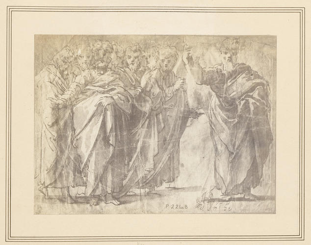 Apostles in a variety of attitudes