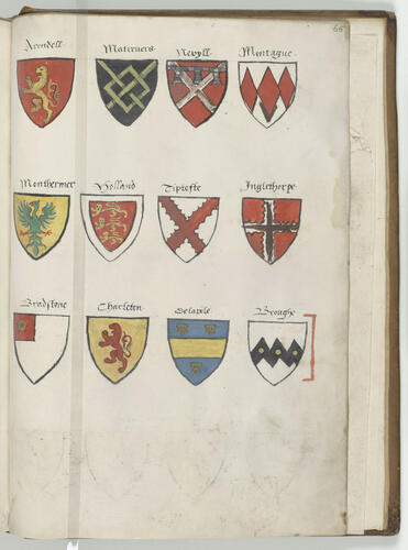 Dethick (Sir Gilbert) register of the Order of the Garter