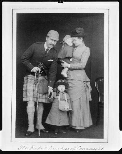 The Duke and Duchess of Connaught with their children, 1883 [in Portraits of Royal Children Vol. 31 1883-1884]