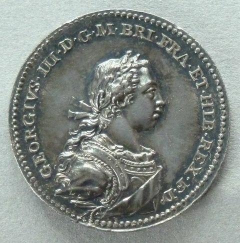 Medal commemorating the coronation of King George III