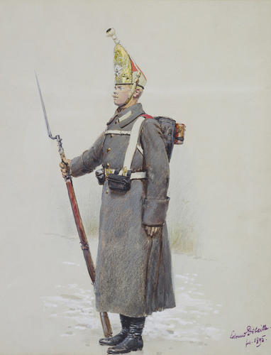 Private of the Pavlovsky Regiment of the Guards, Russian Army, 1895