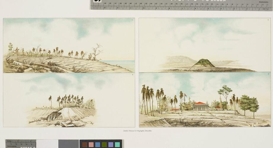 Master: Krakatau : Album contenant 25 planches chromolithographiques des Régions dévastées . . . / par R. D. M. Verbeek