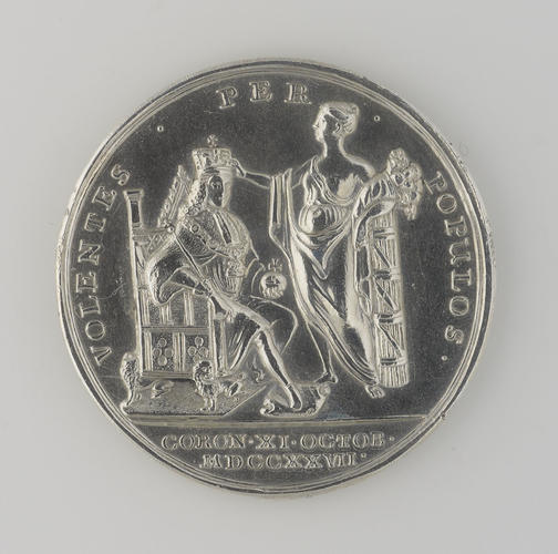Medal commemorating the Coronation of George II