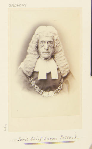 Lord Chief Baron Pollock [Photographic Portraits Vol. 4/62 1861-1876]