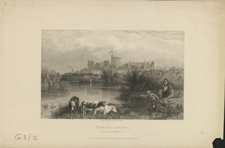 Windsor Castle from Clewer Meadows Windsor Castle from Clewer Meadows