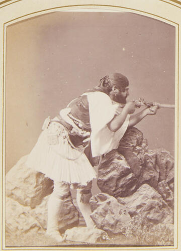 Man in Greek costume Man in Greek costume